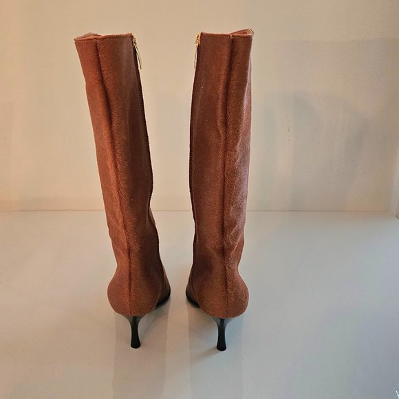 SERGIO ROSSI Pointy Pony Hair Boots -BRAND NEW! - Picture 14 of 16